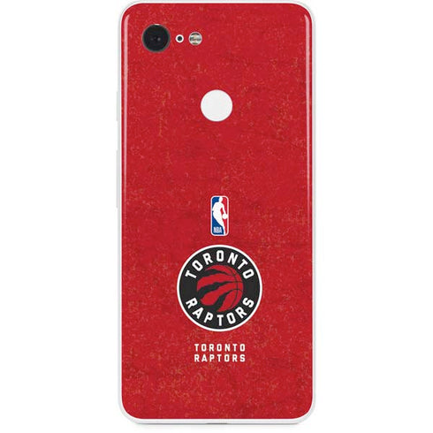 NBA Toronto Raptors Distressed Google Pixel 3 Skin